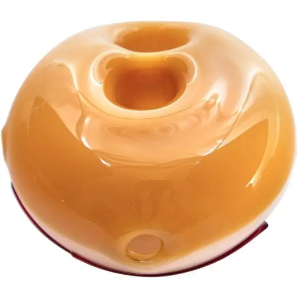 LA Pipes Frosted Donut Glass Pipe - Haze Smoke Shop USA