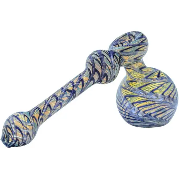 LA Pipes Full Rake Fumed Hammer Bubbler Pipe - Haze Smoke Shop USA