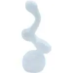 LA Pipes Ivory Sherlock Glass Sherlock Bubbler Pipe Glass Pipes - Haze Smoke Shop USA