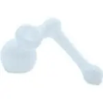 LA Pipes Ivory Sidecar Glass Sidecar Bubbler Pipe Glass Pipes - Haze Smoke Shop USA