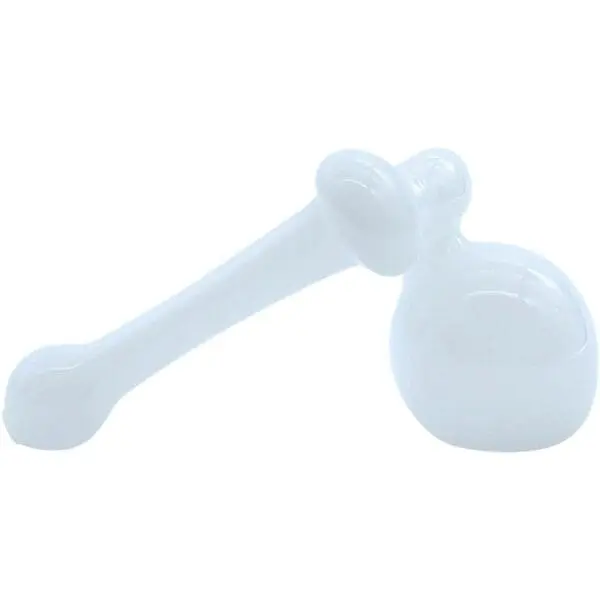 LA Pipes Ivory Sidecar Glass Sidecar Bubbler Pipe - Haze Smoke Shop USA