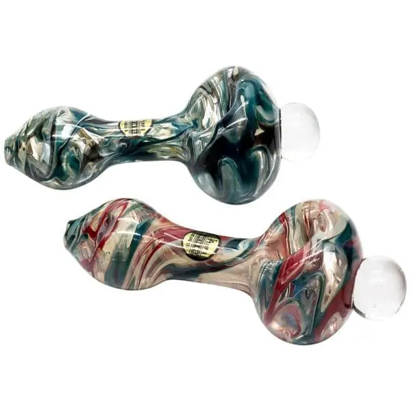 LA Pipes Primordial Ooze Glass Spoon Pipe - Haze Smoke Shop USA