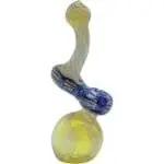LA Pipes Rake Bubb Fumed Sherlock Bubbler Pipe - Haze Smoke Shop USA