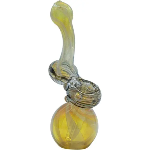 LA Pipes Rake Bubb Fumed Sherlock Bubbler Pipe - Haze Smoke Shop USA