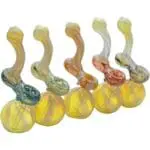 LA Pipes Rake Bubb Fumed Sherlock Bubbler Pipe - Haze Smoke Shop USA