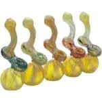 LA Pipes Rake Bubb Fumed Sherlock Bubbler Pipe Glass Pipes - Haze Smoke Shop USA
