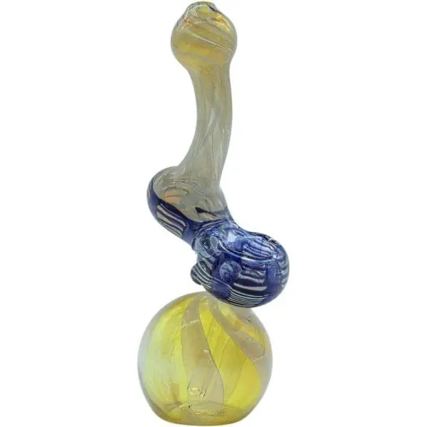 LA Pipes Rake Bubb Fumed Sherlock Bubbler Pipe - Haze Smoke Shop USA
