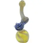 LA Pipes Rake Bubb Fumed Sherlock Bubbler Pipe - Haze Smoke Shop USA