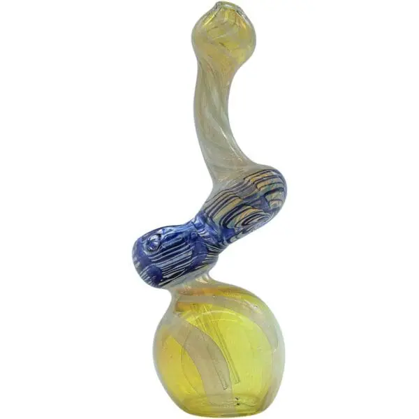 LA Pipes Rake Bubb Fumed Sherlock Bubbler Pipe - Haze Smoke Shop USA