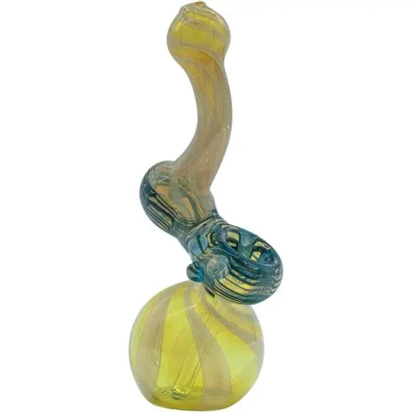 LA Pipes Rake Bubb Fumed Sherlock Bubbler Pipe - Haze Smoke Shop USA