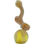 LA Pipes Rake Bubb Fumed Sherlock Bubbler Pipe - Haze Smoke Shop USA