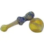LA Pipes Raked Hammer Fumed Hammer Bubbler Pipe Glass Pipes - Haze Smoke Shop USA
