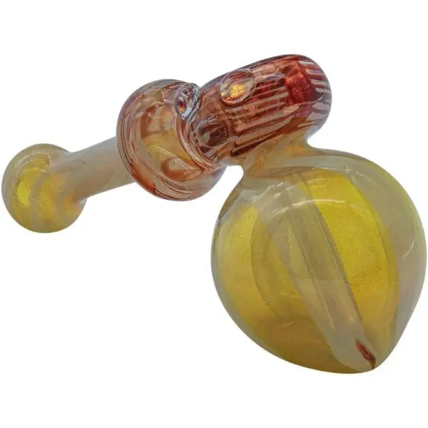 LA Pipes Raked Hammer Fumed Hammer Bubbler Pipe - Haze Smoke Shop USA