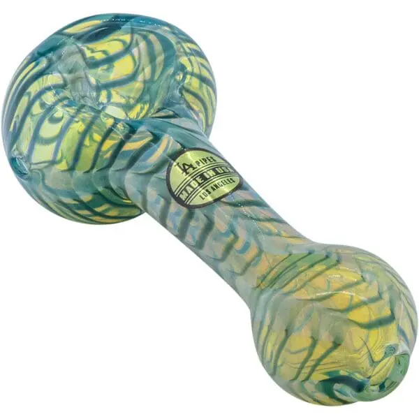 LA Pipes Raker Glass Spoon Pipe - Haze Smoke Shop USA