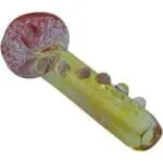 LA Pipes Razorback Silver Fumed Mini Spoon Glass Pipes - Haze Smoke Shop USA