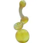 LA Pipes Silver Sherlock Fumed Sherlock Bubbler Pipe - Haze Smoke Shop USA
