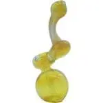 LA Pipes Silver Sherlock Fumed Sherlock Bubbler Pipe - Haze Smoke Shop USA