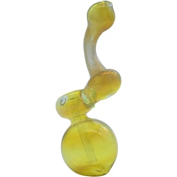 LA Pipes Silver Sherlock Fumed Sherlock Bubbler Pipe - Haze Smoke Shop USA