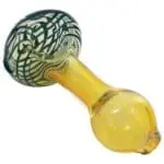 LA Pipes Spiral-Head Color Changing Glass Spoon Pipe - Haze Smoke Shop USA