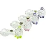 LA Pipes Thick Glass Spoon Pipe - Haze Smoke Shop USA
