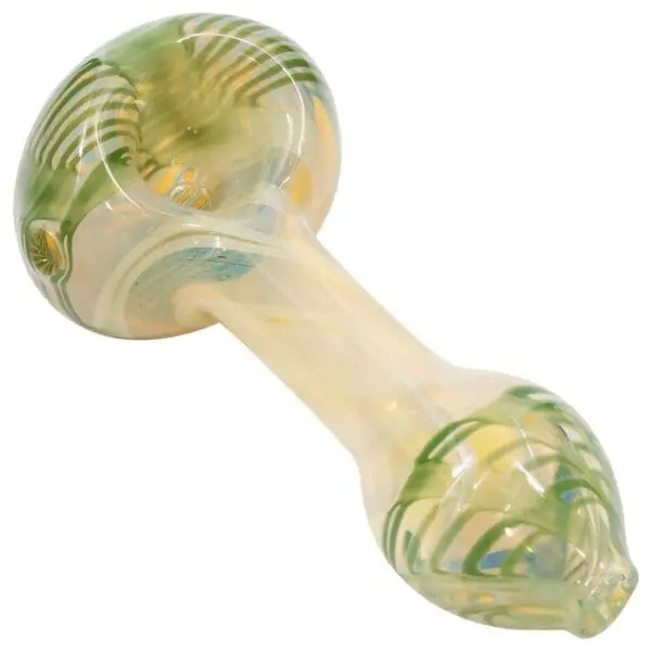 LA Pipes Twisty Cane Spoon Glass Pipe - Haze Smoke Shop USA