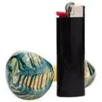 LA Pipes Twisty Cane Spoon Glass Pipe - Haze Smoke Shop USA