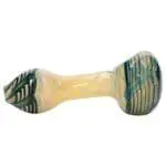 LA Pipes Twisty Cane Spoon Glass Pipe - Haze Smoke Shop USA