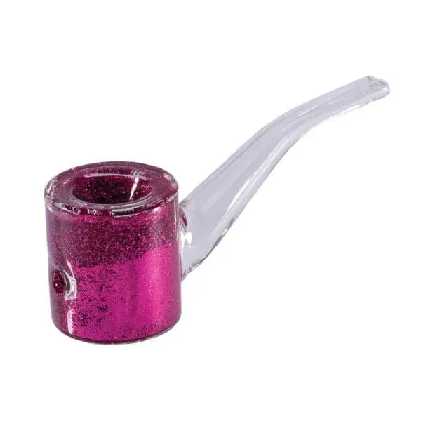 Liquid Glitter Sherlock Hand Pipe - Haze Smoke Shop USA