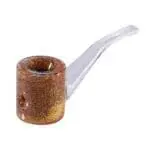 Liquid Glitter Sherlock Hand Pipe - Haze Smoke Shop USA