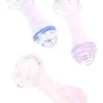 Neon Dot Glass Spoon