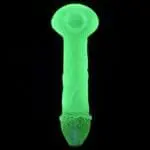 Phosphorescent Phallus Glow in the Dark Glass Pipe - Haze Smoke Shop USA