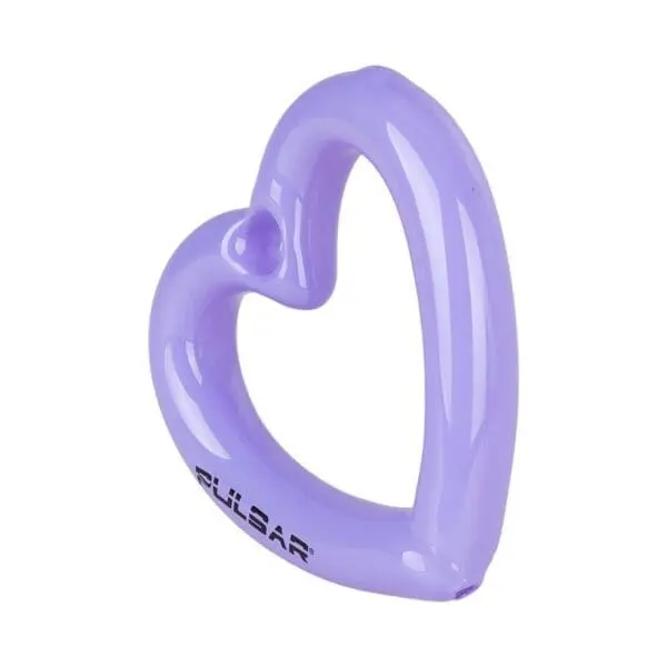 Pulsar Balloon Heart Glass Hand Pipe - Haze Smoke Shop USA