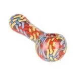 Pulsar Inside Print Glass Spoon Pipe - Haze Smoke Shop USA