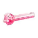 Red Eye Sparkle Liquid Glass Pipe - Haze Smoke Shop USA