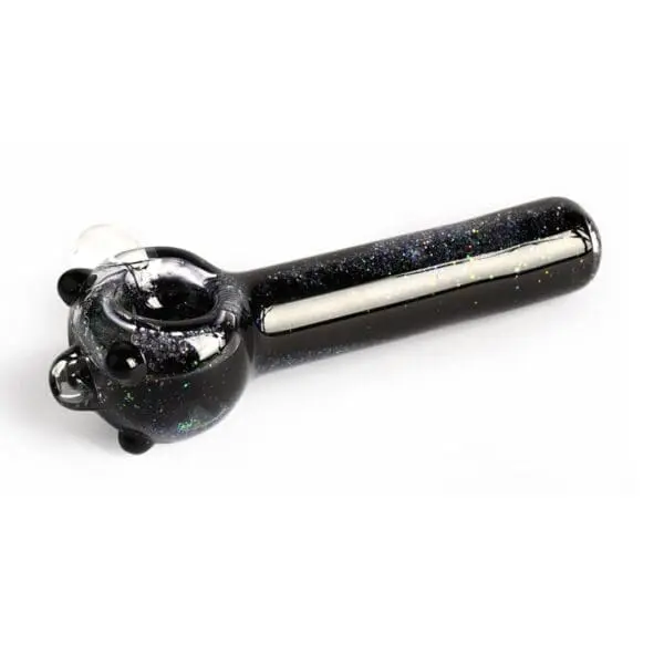 Red Eye Sparkle Liquid Glass Pipe - Haze Smoke Shop USA