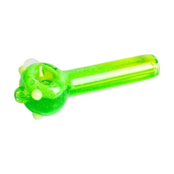 Red Eye Sparkle Liquid Glass Pipe - Haze Smoke Shop USA