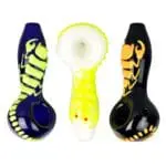 Scorpion Glow Spoon Hand Pipe Glass Pipes - Haze Smoke Shop USA
