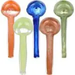 Simply Stated Skinny Handle Hand Pipe Glass Pipes - Haze Smoke Shop USA