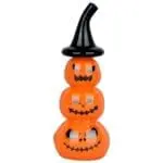 Stacked Jack-O-Lantern Glass Hand Pipe Glass Pipes - Haze Smoke Shop USA