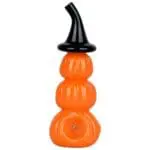 Stacked Jack-O-Lantern Glass Hand Pipe - Haze Smoke Shop USA