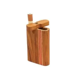 Striped Light Wood Dugout - Haze Smoke Shop USA