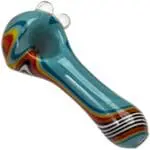 Wiggle Wag Color Spoons Glass Pipes - Haze Smoke Shop USA