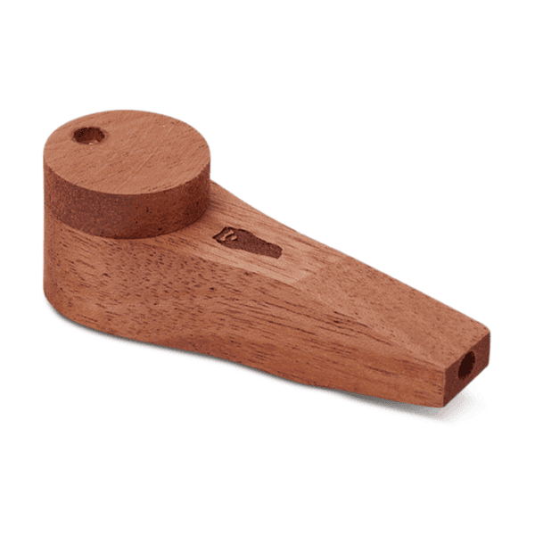 Bearded Circle Wood Pipe with Lid - Haze Smoke Shop USA