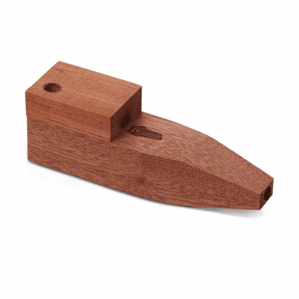 Bearded Square Wood Pipe with Lid - Haze Smoke Shop USA