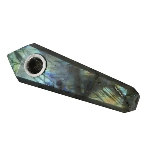 Gemstone Hand Pipe - Haze Smoke Shop USA
