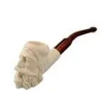 Hand Carved Small Meerschaum Pipe Dunhill Head