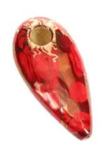 Oval Ceramic Hand Pipe - Haze Smoke Shop USA