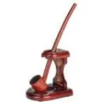 Pulsar Shire Pipes ARAGORN Smoking Pipe & Middle-Earth Pipe Stand Pipes - Haze Smoke Shop USA