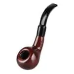 Pulsar Shire Pipes Bent Tomato Cherry Wood Pipes - Haze Smoke Shop USA