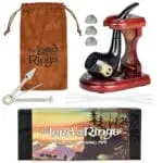 Pulsar Shire Pipes x LoTR SAURON Pipe & MIDDLE-EARTH Pipe Stand Bundle - Haze Smoke Shop USA